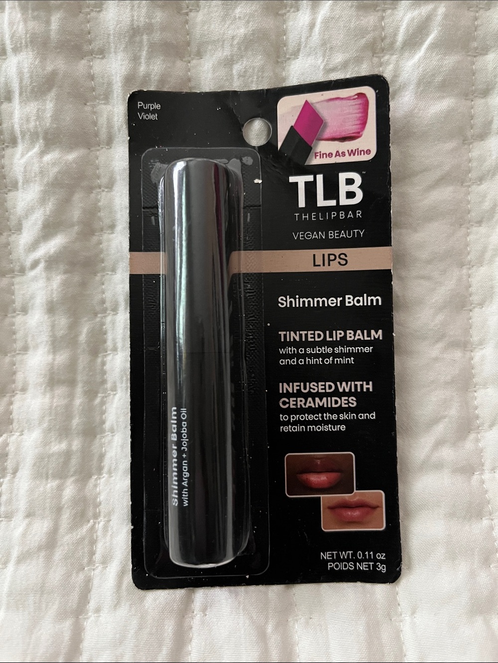 The Lip Bar Shimmer Balm Tinted Lip Balm - Purple (Fine As Wine)